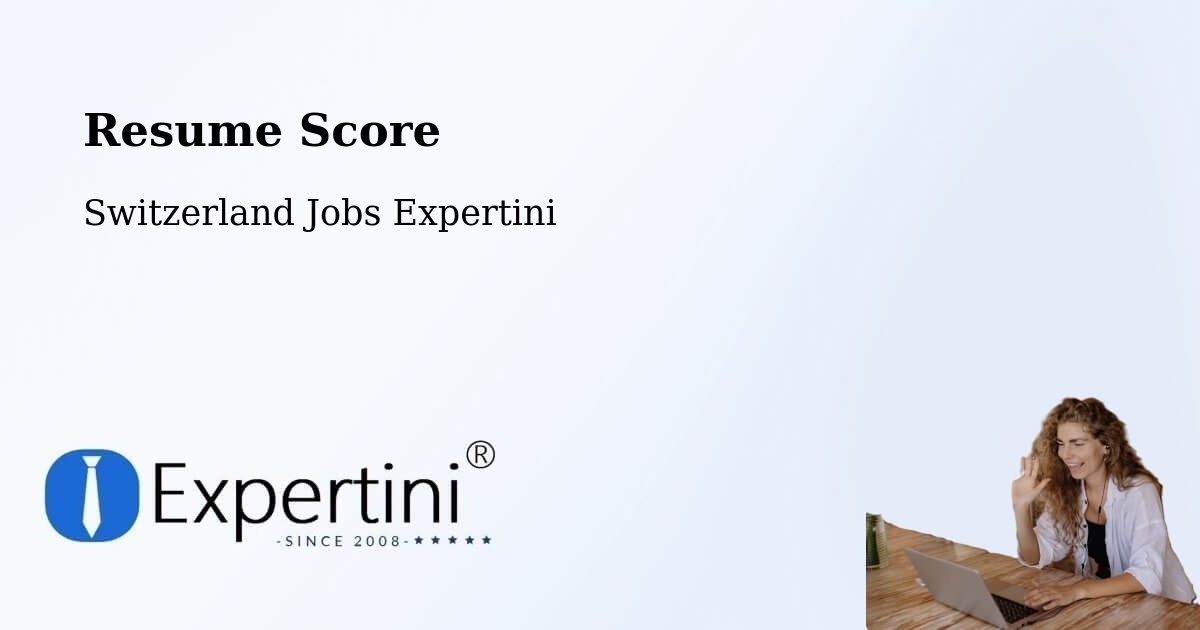 Resume Score & Job Description Match Tool – Emmen - Switzerland Jobs Expertini